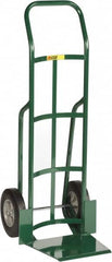 Little Giant - 800 Lb Capacity 47" OAH Hand Truck - 13-1/2 x 16" Base Plate, Continuous Handle, Steel, Solid Rubber Wheels - Americas Industrial Supply
