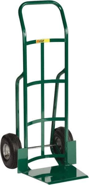 Little Giant - 800 Lb Capacity 47" OAH Hand Truck - 13-1/2 x 16" Base Plate, Continuous Handle, Steel, Pneumatic Wheels - Americas Industrial Supply