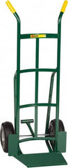 Little Giant - 800 Lb Capacity 49" OAH Hand Truck - 13-1/2 x 16" Base Plate, Dual Handle, Steel, Pneumatic Wheels - Americas Industrial Supply