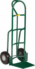 Little Giant - 600 Lb Capacity 49" OAH Hand Truck - 13-1/2 x 16" Base Plate, Loop Handle, Steel, Flat-Free Microcellular Foam Wheels - Americas Industrial Supply