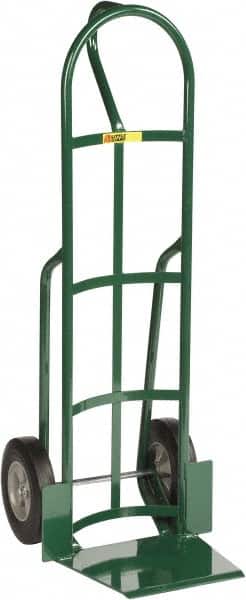 Little Giant - 800 Lb Capacity 49" OAH Hand Truck - 13-1/2 x 16" Base Plate, Loop Handle, Steel, Solid Rubber Wheels - Americas Industrial Supply