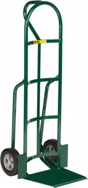 Little Giant - 800 Lb Capacity 49" OAH Hand Truck - 13-1/2 x 16" Base Plate, Loop Handle, Steel, Solid Rubber Wheels - Americas Industrial Supply