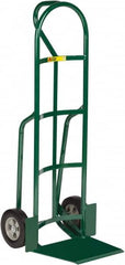 Little Giant - 800 Lb Capacity 49" OAH Hand Truck - 13-1/2 x 16" Base Plate, Loop Handle, Steel, Solid Rubber Wheels - Americas Industrial Supply
