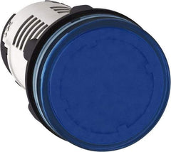Schneider Electric - 120 V Blue Lens LED Pilot Light - Americas Industrial Supply