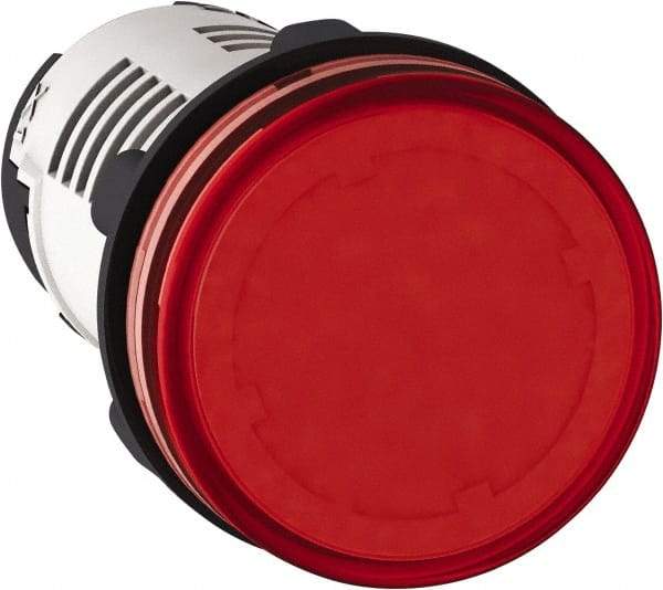 Schneider Electric - 24 V Red Lens LED Pilot Light - Americas Industrial Supply