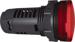 Schneider Electric - 24 V Red Lens LED Pilot Light - Americas Industrial Supply