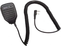 Kenwood - Compact & Low Profile, Speaker Microphone Speaker/Microphone - Black, Use with Protalk Series Two Way Radios - Americas Industrial Supply