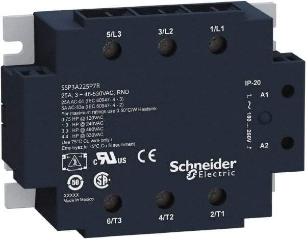 Schneider Electric - 3 Pole, 3NO, 90-140 VAC Control Relay - Americas Industrial Supply