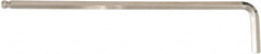 Wiha - 3/32" Hex, Long Arm, Ball End Hex Key - 113mm OAL, Inch System of Measurement - Americas Industrial Supply