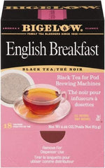 Bigelow - English Breakfast Tea Pods, 1.90 oz, 18/Box - Americas Industrial Supply