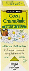 Bigelow - Single Flavor Tea, C ozy Chamomile, 28 Bags/Box - Americas Industrial Supply