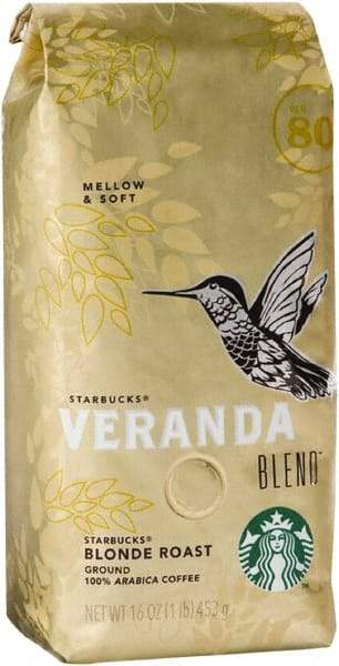 Starbucks - Coffee, Vernanda Blend, Ground, 1 Lb Bag - Americas Industrial Supply