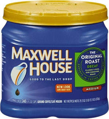 Maxwell House - Coffee, Decaffeinated Ground Coffee, 29.3 oz Can - Americas Industrial Supply