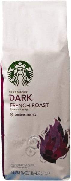 Starbucks - Coffee, French Roast, Ground, 1 Lb Bag - Americas Industrial Supply