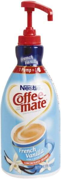 Coffee-Mate - Liquid Coffee Creamer, French Vanilla, 1500mL Pump Bottle - Americas Industrial Supply