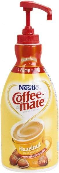 Coffee-Mate - Liquid Coffee Creamer, Hazelnut, 1500mL Pump Bottle - Americas Industrial Supply