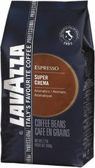 Lavazza - Super Crema Whole Bean Espresso Coffee, 2.2 Lb Bag, Vacuum-Packed - Americas Industrial Supply