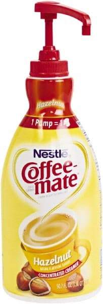 Coffee-Mate - Liquid Coffee Creamer, Hazelnut, 1.5 Liter Pump Bottle, 2/Carton - Americas Industrial Supply