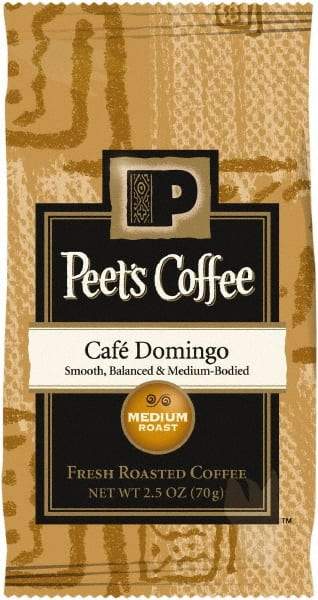 Peet's Coffee & Tea - Coffee Portion Packs, Caf\xE9 Domingo Blend, 2.5 oz Frack Pack, 18/Box - Americas Industrial Supply