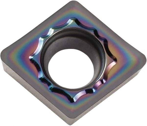 Kyocera - CNGG431 AH Grade PDL025 Carbide Turning Insert - Al2O3 Finish, 80° Diamond, 1/2" Inscr Circle, 3/16" Thick, 1/64" Corner Radius - Americas Industrial Supply