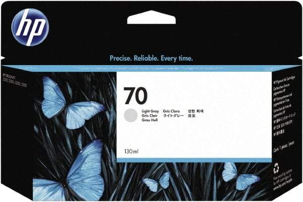 Hewlett-Packard - Light Gray Ink Cartridge - Use with HP Designjet Z2100 - Americas Industrial Supply