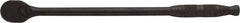 Proto - 3/8" Drive Pear Head Ratchet - Black Oxide Finish, 13" OAL, 90 Gear Teeth, Long Arm Handle, Reversible Head - Americas Industrial Supply