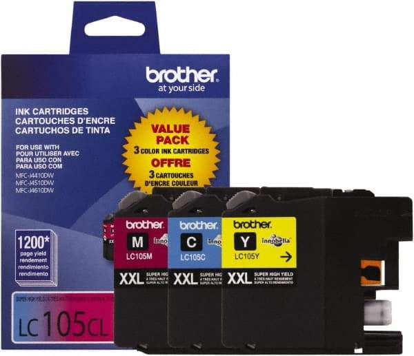 Brother - Ink Cartridge - Use with Brother MFC-J4310DW, J4410DW, J4510DW, J4610DW, J4710DW, J6520DW, J6720DW, J6920DW - Americas Industrial Supply