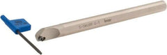 Iscar - 0.413" Min Bore Diam, 5" OAL, 3/8" Shank Diam, S-SWUB Indexable Boring Bar - WB.T 52.. Insert, Screw or Clamp Holding Method - Americas Industrial Supply