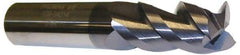 ProMax - 3/4", 1-5/8" LOC, 3/4" Shank Diam, 4" OAL, 3 Flute, Solid Carbide Square End Mill - Single End, AlTiN Finish, Spiral Flute, 40° Helix, Centercutting, Right Hand Cut, Right Hand Flute, Series 109 - Americas Industrial Supply