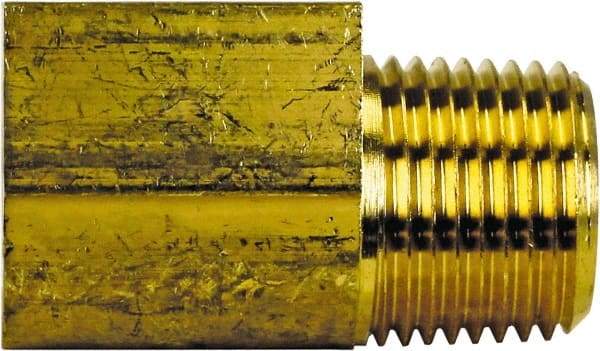 Cerro - 1/2 Male Thread x 1/2 Female Thread, Brass Industrial Pipe 90° Street Elbow - MNPT x FNPT, 1,200 psi - Americas Industrial Supply
