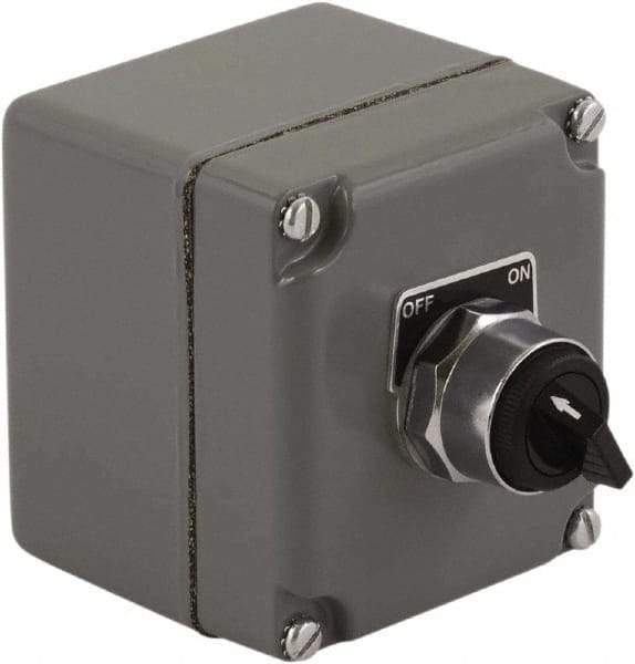 Schneider Electric - 1 Operator, Pushbutton Control Station - Start (Legend), Momentary Switch, NO/NC Contact, NEMA 1, 13, 3, 4 - Americas Industrial Supply