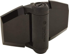 D&D Technologies - 3-3/4" Long x 5.2" Wide x 0.36" Thick, Gate Hinge - Polymer, Black Finish - Americas Industrial Supply