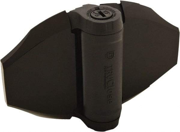 D&D Technologies - 4-3/4" Long x 6.93" Wide x 0.4" Thick, Gate Hinge - Polymer, Black Finish - Americas Industrial Supply