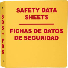 NMC - 11-1/2" Wide x 11" High, Ring Binder - 3 Rings, English & Spanish - Americas Industrial Supply