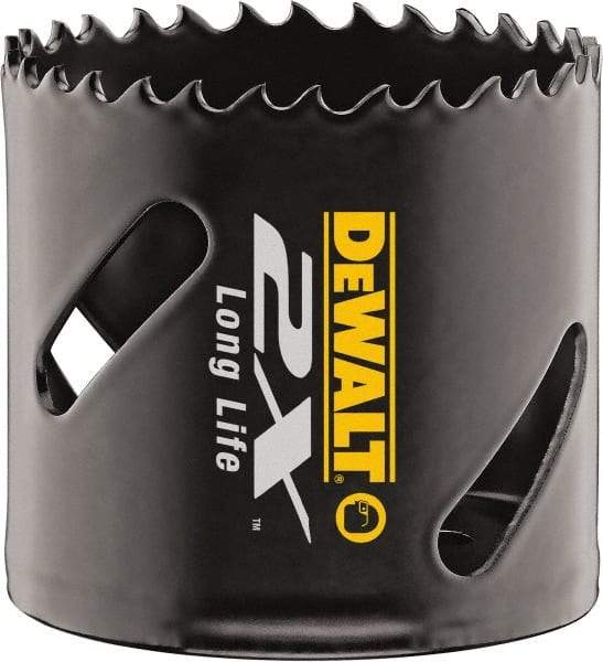 DeWALT - 1" Diam, 1-7/8" Cutting Depth, Hole Saw - Bi-Metal Saw, Toothed Edge - Americas Industrial Supply