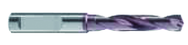9.1mm Dia. - Carbide HP 5xD Drill-140° Point-Coolant-Firex-Notch Shank - Americas Industrial Supply