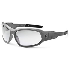 LOKI Clear Lens Matte Gray Safety Glasses // Goggles - Americas Industrial Supply
