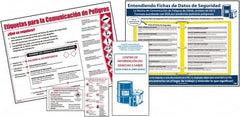 NMC - Not Applicable Hazmat, Spill Control & Right to Know Training Kit - English, Spanish, Includes Posters, Wallet Cards, Booklets - Americas Industrial Supply