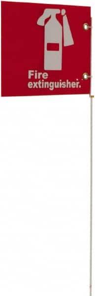 NMC - Fire Extinguisher Cabinets & Accessories Type: Portable Sign Post Base Maximum Extinguisher Capacity (Lb.): 1.00 - Americas Industrial Supply