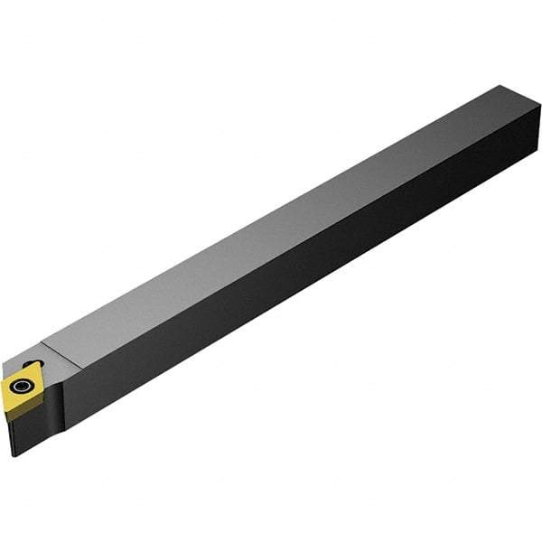 Sandvik Coromant - SDJCR, Right Hand Cut, -3° Lead Angle, 16mm Shank Height x 16mm Shank Width, Neutral Rake Indexable Turning Toolholder - 125mm OAL, DCMT 32.52 Insert Compatibility, Series CoroTurn 107 - Americas Industrial Supply