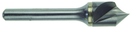 3/4" Size-3/8 Shank-100°-Carbide Single Flute Countersink - Americas Industrial Supply