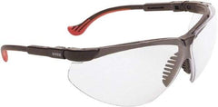 Uvex - Clear Lenses, Frameless Safety Glasses - Anti-Fog, Scratch Resistant, Adjustable Temples, Size Universal, Wrap Around - Americas Industrial Supply