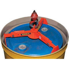 Wesco Industrial Products - 1,000 Lb Load Capacity, 30 & 55 Gal Drum Lifter - 29-1/2" Wide x 5-1/2" High, Steel Wheels - Americas Industrial Supply