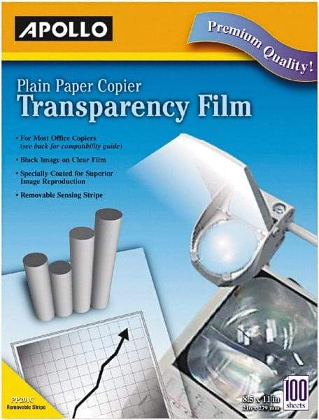 Apollo - Transparency Films & Sleeves Audio Visual Conference Accessory Type: Transparency Sleeves For Use With: Plain Paper Copiers - Americas Industrial Supply