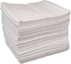 Oil-Dri - 20 Gal Capacity per Package, Oil Only Pad - 19" Long x 15" Wide, White, Polypropylene - Americas Industrial Supply