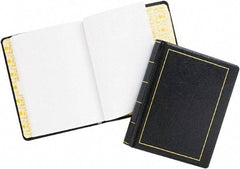 Wilson Jones - 250 Sheet, 8-1/2 x 11", Log Book - Black - Americas Industrial Supply