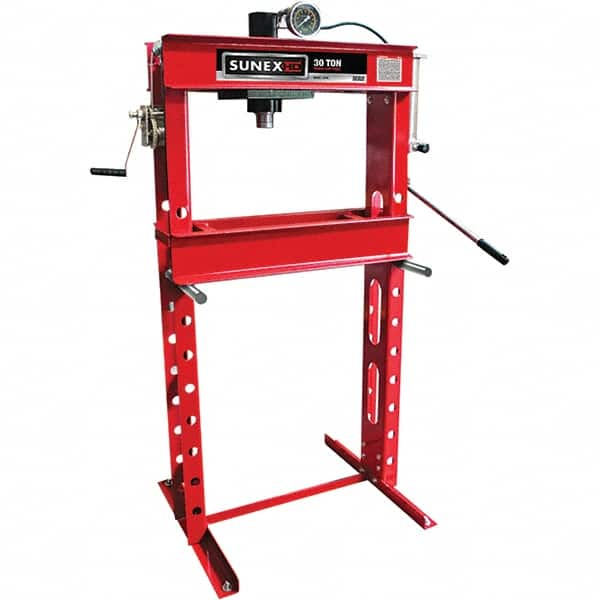 Sunex Tools - 30 Ton Manual Shop Press - 9-1/2 Inch Stroke - Americas Industrial Supply