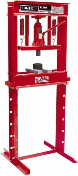 Sunex Tools - 12 Ton Manual Shop Press - 6.1 Inch Stroke - Americas Industrial Supply