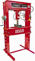 Sunex Tools - 100 Ton Air and Hydraulic Shop Press - 7 Inch Stroke, 1/3 HP - Americas Industrial Supply