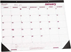 REDIFORM - 12 Sheet, 22 x 17", Desk Pad - White & Red - Americas Industrial Supply